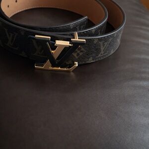 Luxury Black and Brown Designer Belt